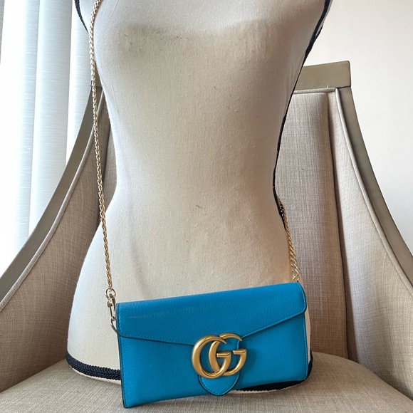 Authentic GUCCI GG Marmont bifold long wallet 400586.2184 (D7024) - Picture 12 of 16